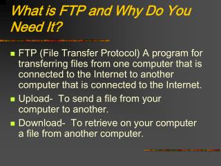 What is FTP and Why Do You Need It?