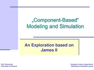 „Component-Based“ Modeling and Simulation