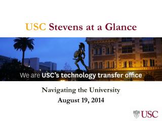 USC Stevens at a Glance