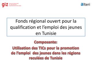 Fonds régional ouvert pour la qualification et l’emploi des jeunes en Tunisie