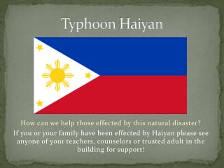 Typhoon Haiyan