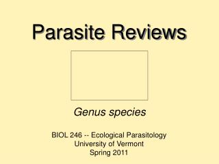 Parasite Reviews