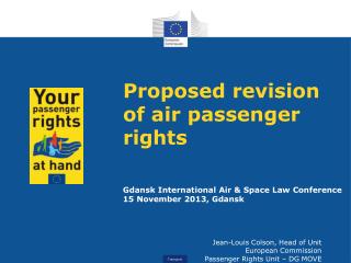 Proposed revision of air passenger rights