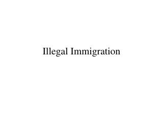 Illegal Immigration