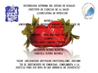 UNIVERSIDAD AUTÓNOMA DEL ESTADO DE HIDALGO INSTITUTO DE CIENCIAS DE LA SALUD