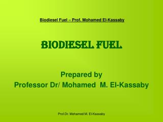 BIODIESEL FUEL