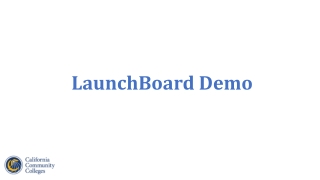 LaunchBoard Demo