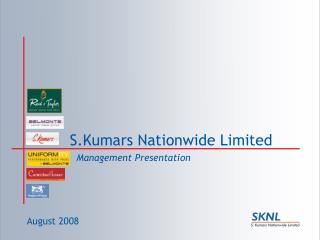 S.Kumars Nationwide Limited