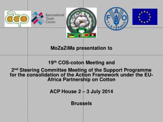 MoZaZiMa presentation to 19 th COS-coton Meeting and