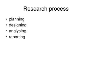 Research process