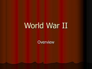 World War II