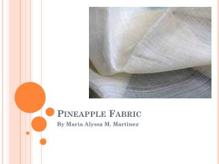 Pineapple Fabric