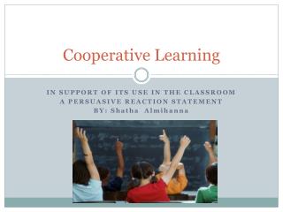 Cooperative Learning