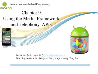 Lecturer: Prof.Luqun Li ( liluqun@gmail )