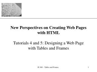 New Perspectives on Creating Web Pages with HTML