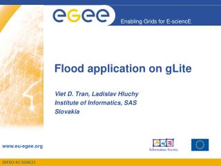 Flood application on gLite