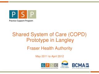 Shared System of Care (COPD) Prototype in Langley