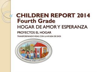 CHILDREN REPORT 2014