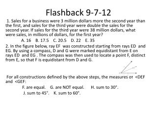 Flashback 9-7-12