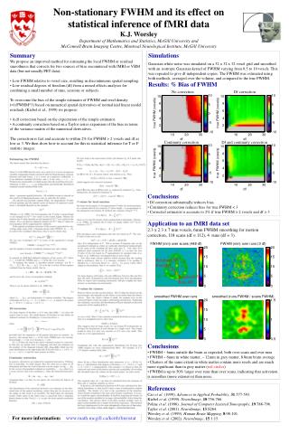 Non-stationary FWHM and its effect on statistical inference of fMRI data