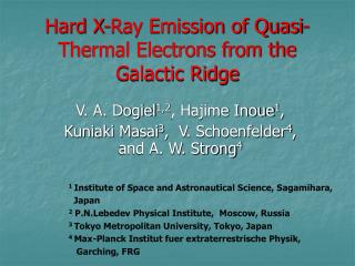 Hard X-Ray Emission of Quasi-Thermal Electrons from the Galactic Ridge