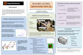 Quantification Techniques Under Dynamic SIMS 1