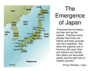 The Emergence of Japan