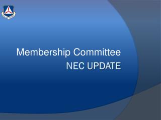 NEC Update