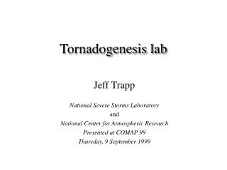 Tornadogenesis lab