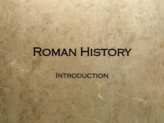 Roman History