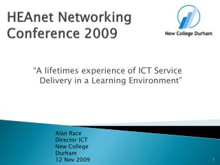 HEA n et Networking Conference 2009