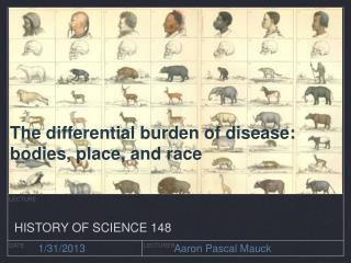 The differential burden of disease: bodies, place, and race
