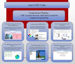 Amy’s CSE 3 Labs