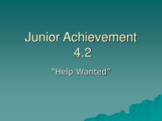 Junior Achievement 4.2