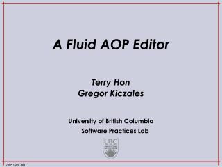 A Fluid AOP Editor