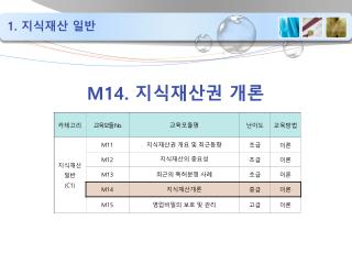 M14. 지식재산권 개론