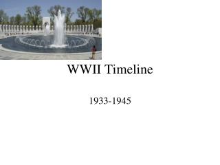 WWII Timeline