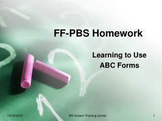 FF-PBS Homework