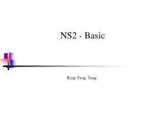 NS2 - Basic