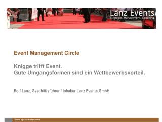 Event Management Circle