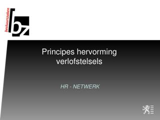 Principes hervorming verlofstelsels