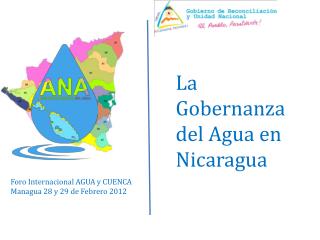 La Gobernanza del Agua en Nicaragua