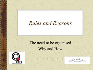 Rules and Reasons