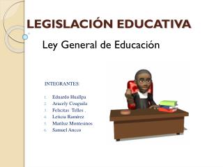 LEGISLACIÓN EDUCATIVA