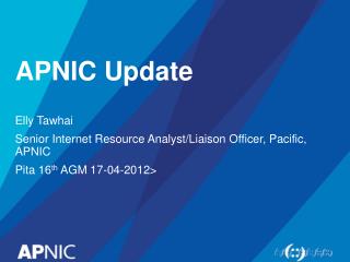 APNIC Update