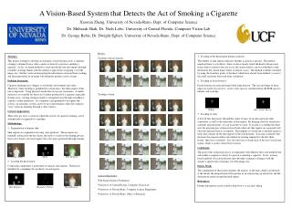 A Vision-Based System that Detects the Act of Smoking a Cigarette