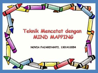 TEKNIK MENCATAT DENGAN MIND MAPPING