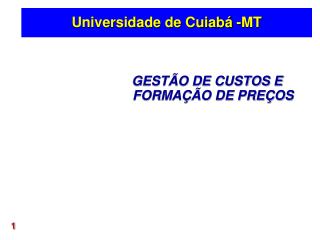 Universidade de Cuiabá -MT