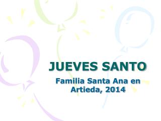 JUEVES SANTO