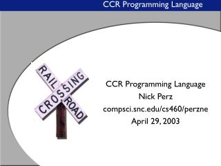 CCR Programming Language